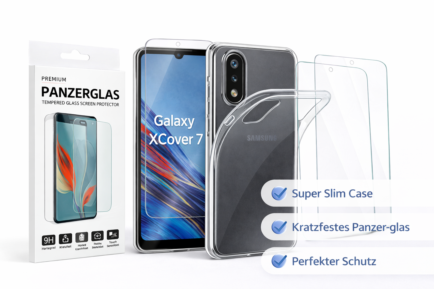 Super Slim Case für Samsung Galaxy XCover 7 – Transparent