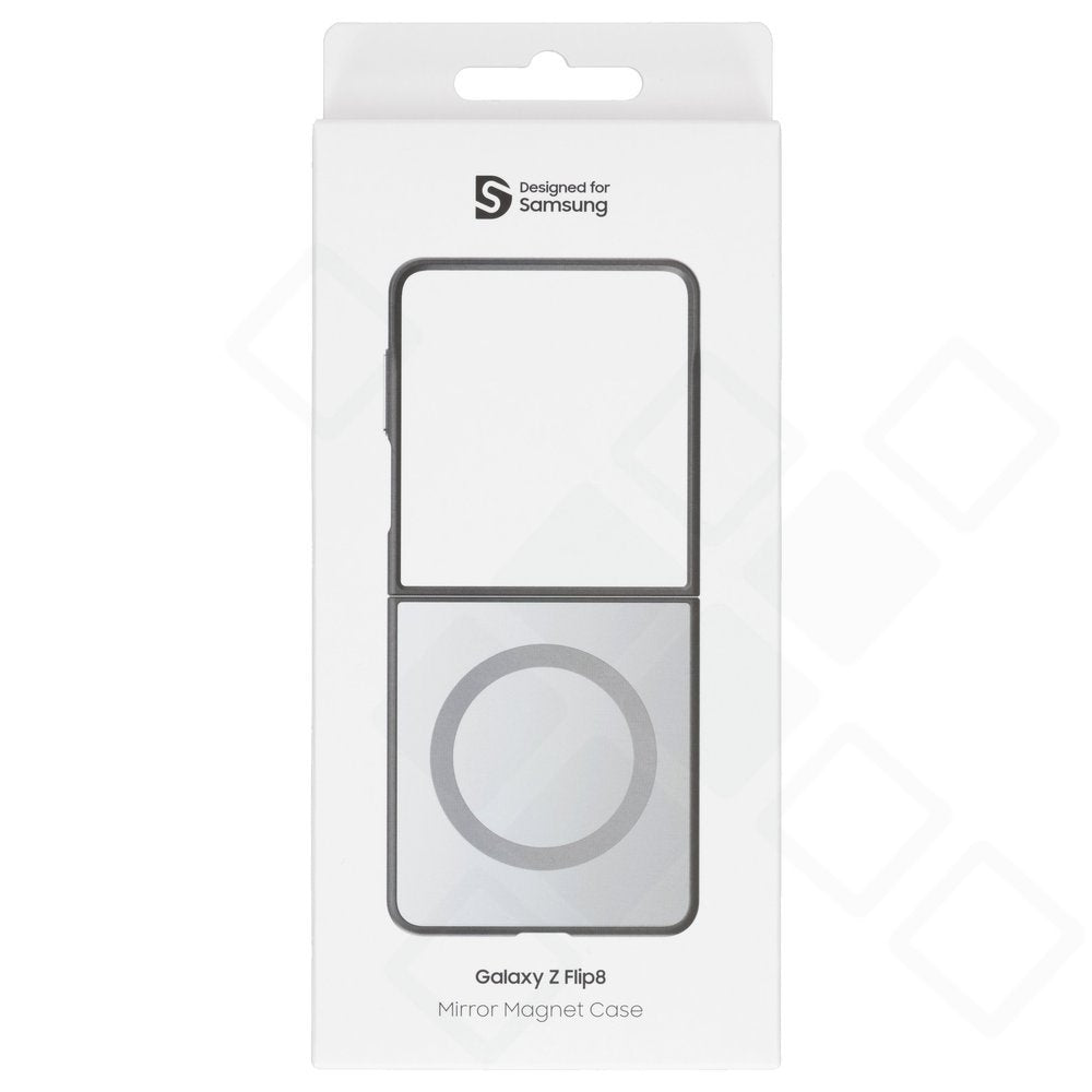 Designed for Samsung Mirror Magnet Case für F776B Samsung Galaxy Z Flip8 - silver