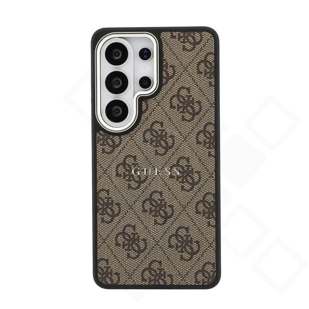 Guess PU Leather 4G Gold Frame Magnetic Case für S948B Samsung Galaxy S26 Ultra - brown