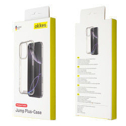 okkes® "JUMP PLUS" für Samsung Galaxy A17 4G / 5G / A18 4G / 5G – Transparent