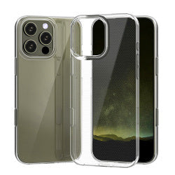 OKKES AIR transparente TPU Hülle für Apple iPhone 16 Pro Max