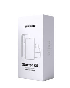 Samsung Galaxy A27 5G Starterkit mit Clear Case 9H Panzerglas und 25W Schnellladegerät