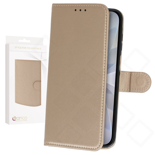 anco Basic Bookcase für Apple iPhone 17 - gold