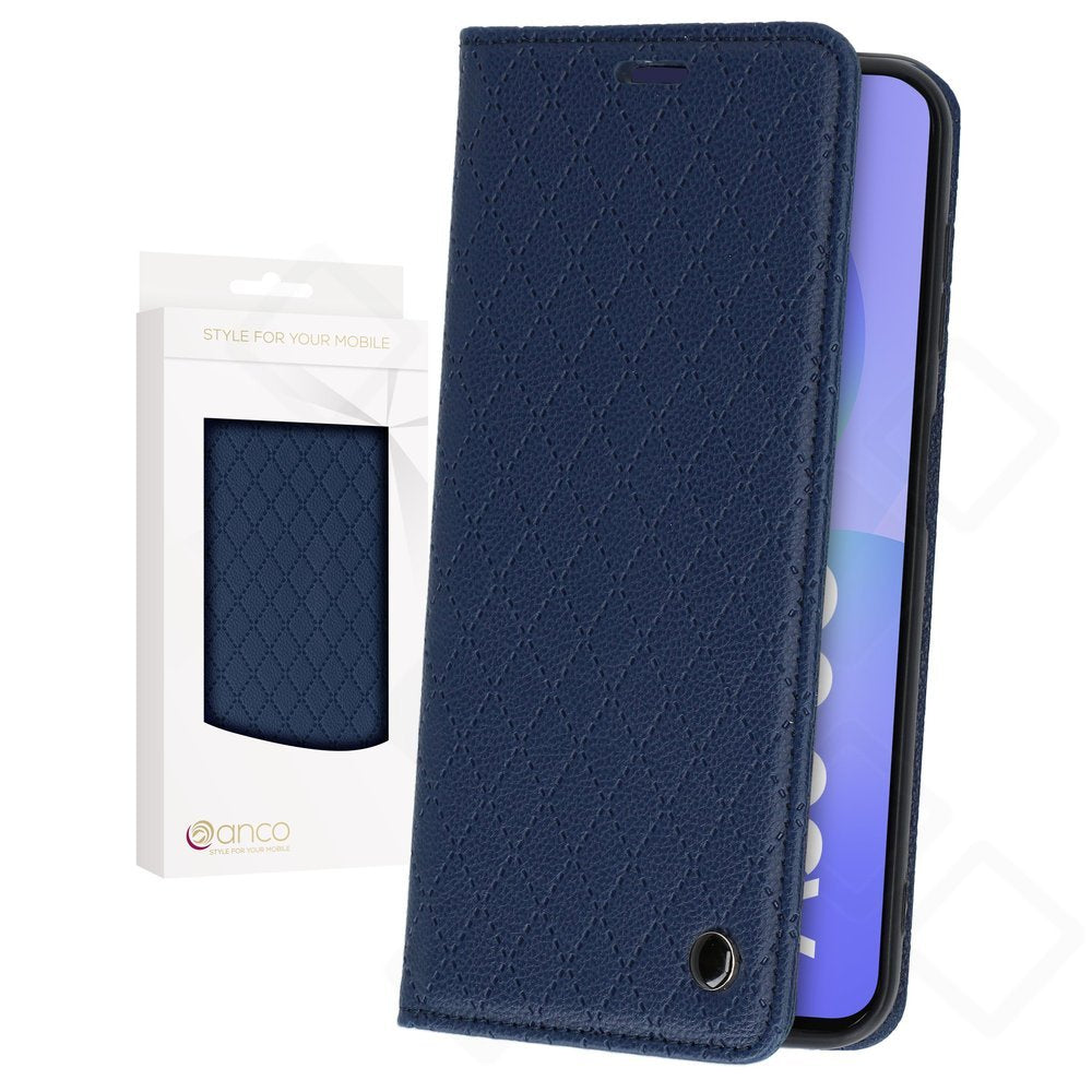 anco Bookcase Style Magnetic für Samsung Galaxy A36 5G in Blau