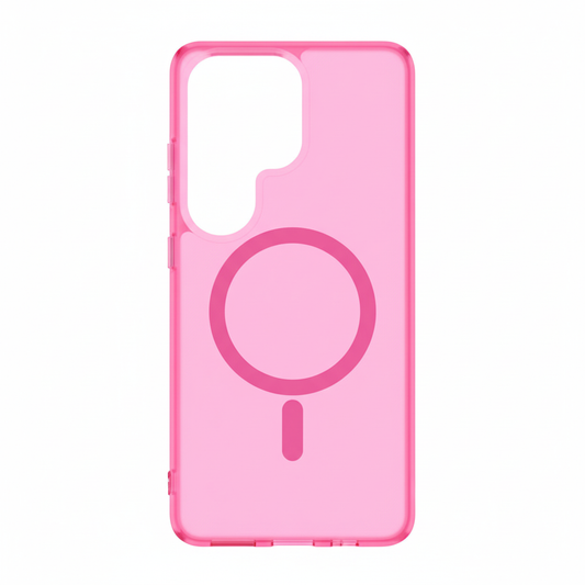Google Pixel Hülle transparent pink MagSafe Produktbild