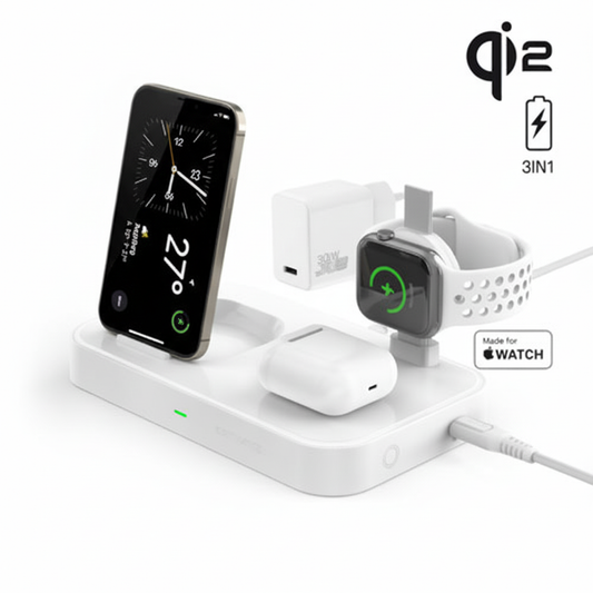 4smarts Qi2 Trident MFi Ladestation – Produktfoto