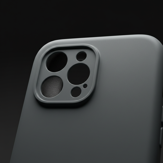 4smarts Silikon Case iPhone 15 – Detailaufnahme Mikrofaser & Soft-Touch