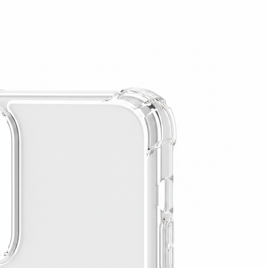 anco Protect Case Samsung Galaxy S25 Edge – Detailbild verstärkte Ecken Nahaufnahme