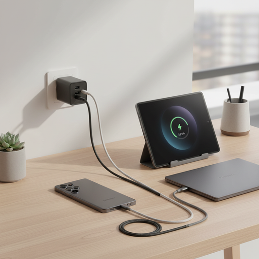 Samsung 65W Power Adapter Trio EP-T6530 – Lifestyle