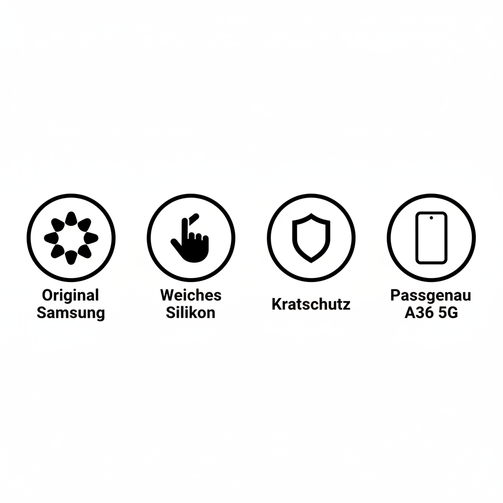 Samsung Silicone Case – Badge Original Samsung Silikon Kratzschutz Passgenau