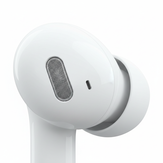 Xiaomi Redmi Buds 6 Active – Detailansicht Treiber und Mikrofon