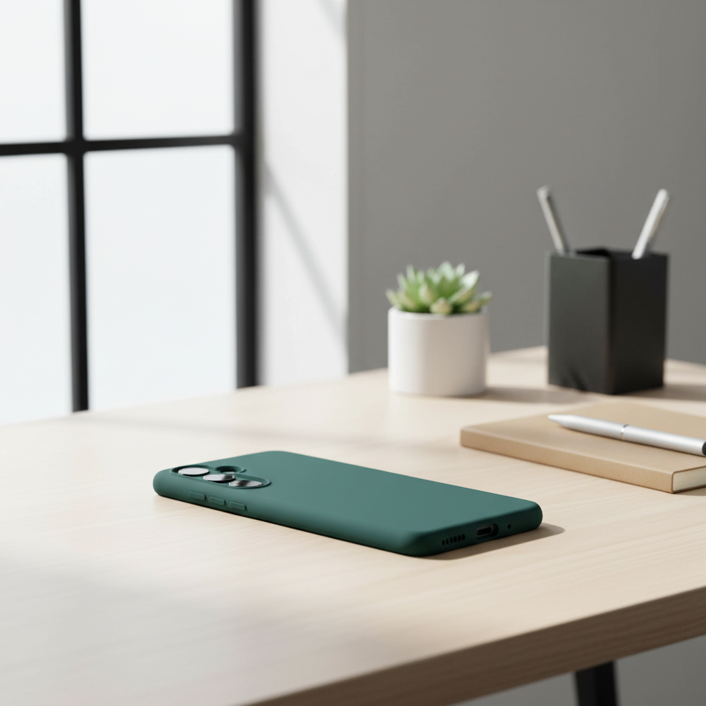 anco Slim TPU Case Samsung Galaxy S25+ Forest Green – Lifestyle Anti-Fingerabdruck matt