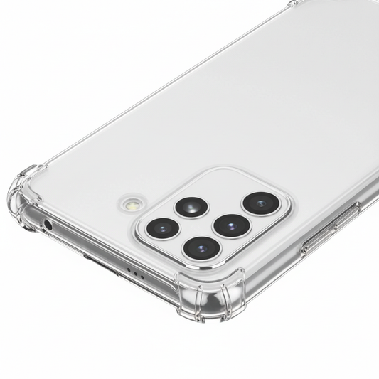 4smarts Bundle Galaxy A35 – Detailansicht Hülle verstärkte Ecken und Kameraausschnitt