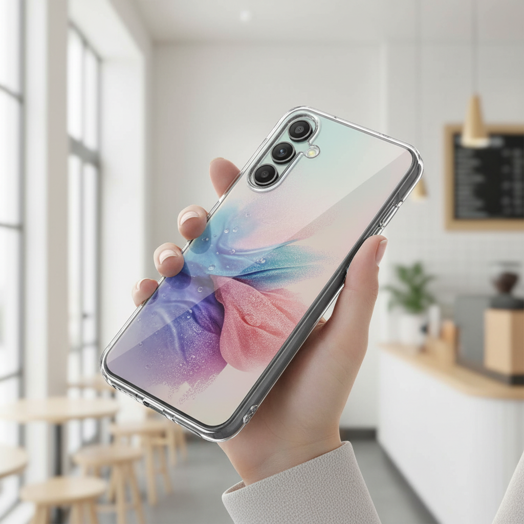 okkes AIR TPU Hülle Galaxy A15 – Anwendung