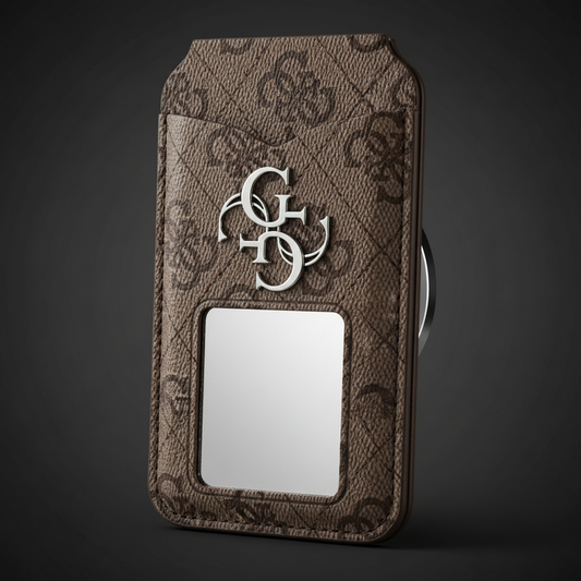 Guess 4G Mirror MagSafe - Detailbild Leder & Spiegel