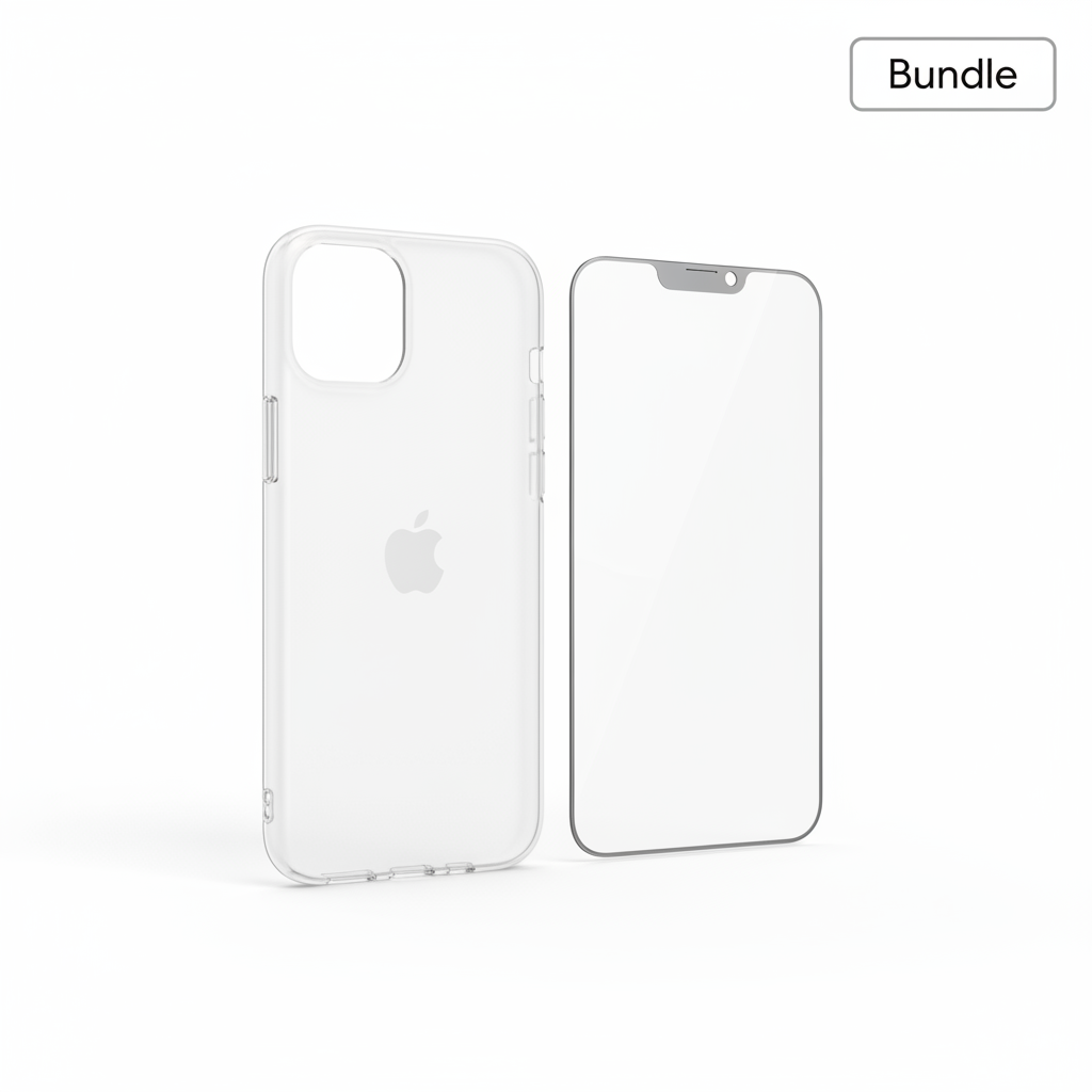 Super Slim Case iPhone 14 Bundle mit Panzerglas