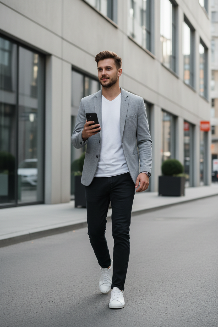 anco Dark Case S26 – Lifestyle Foto im urbanen Setting