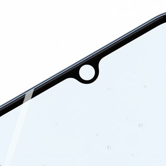 Mobeen Panzerglas 9H – Detailansicht Kante und Anti-Fingerabdruck-Beschichtung