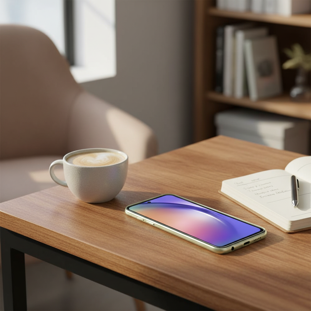Panzerglas Samsung Galaxy A15 – Lifestylebild