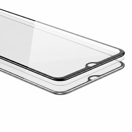 anco Hybrid Glass 8H – Detailansicht 0,19mm Kante flexible PET-Schicht