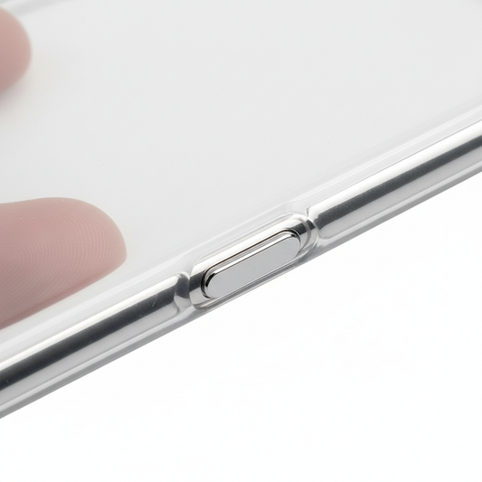Samsung Clear Case S24+ – Detailansicht TPU-Kante und Kristallklarheit