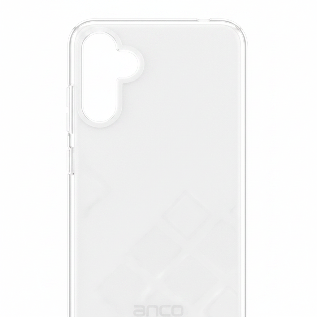 anco Super Slim Case Samsung Galaxy A15 Transparent – Detail Kameraausschnitt & TPU