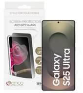 anco Tempered Glass Anti-Spy Schutzglas für Samsung Galaxy S25 Ultra (S938B)