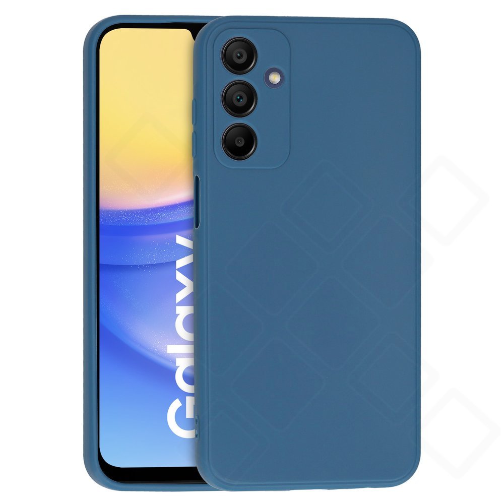 Dunkelblaue TPU Schutzhülle für Samsung Galaxy A15 und A15 5G (Modelle A155F, A156B) - flexible Handyhülle