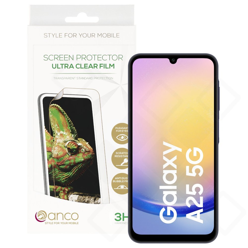 Ultra Clear Displayschutzfolie für Samsung Galaxy A25 5G (Modell A256B) - kristallklare Schutzfolie