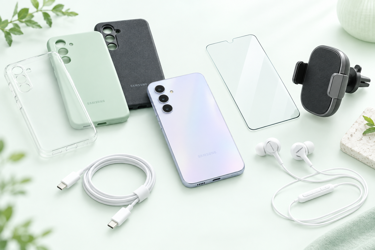 Samsung Galaxy A35 5G Zubehör – Hüllen, Displayschutz und Accessoires im Überblick