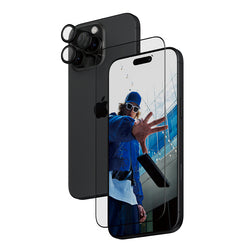 PanzerGlass 2-in-1 Displayschutz + Kamera Schutz für iPhone 16 Pro Max