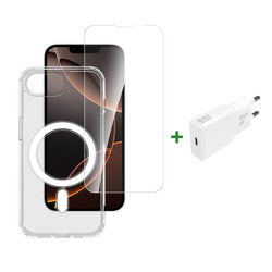 4smarts 3in1 Schutz Bundle für iPhone 16e / 17e – Hülle, Glas & 20W Ladegerät