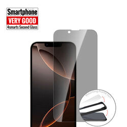 4smarts Second Glass Privacy mit Montagerahmen – Blickschutzglas für iPhone 17e / 16e