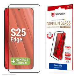 DISPLEX Premium Full Cover Panzerglas für Samsung Galaxy S25 Edge