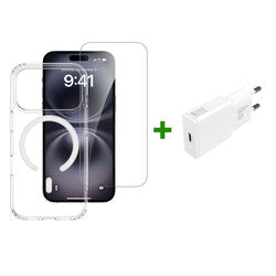 4smarts 3in1 Schutz Bundle für iPhone 17 Pro – Hülle, Panzerglas & Ladegerät