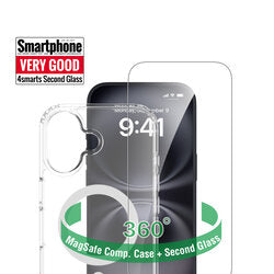 iPhone 17 Schutzset – 4smarts 360° | MagSafe Hülle + 9H Panzerglas transparent