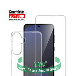 4smarts 360° Protection Set – Hülle + Panzerglas für Samsung Galaxy S26 (Clear)