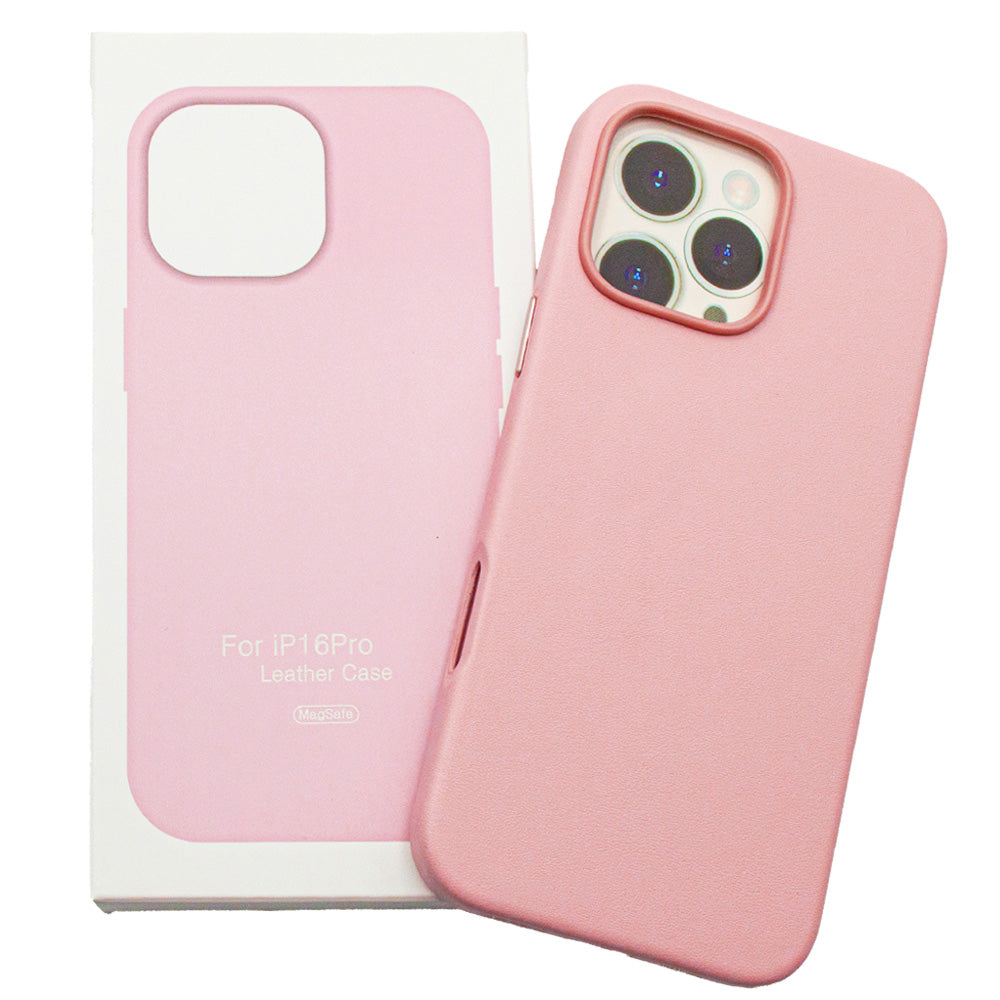 MagSafe PU Leder Hülle für iPhone 16 Pro – Magnetisches Case