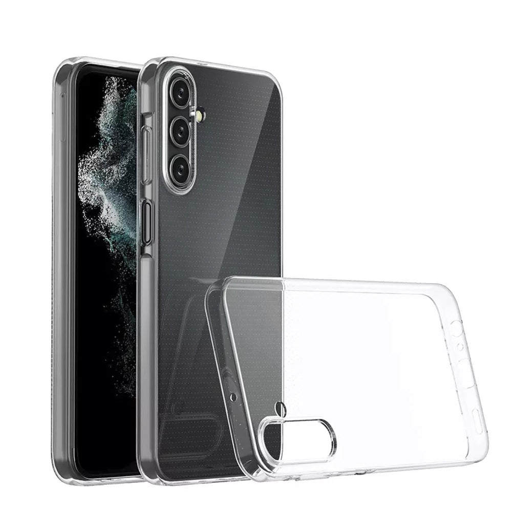 okkes AIR Case Galaxy S24 FE – Ultradünne Transparent Hülle 0,3 mm