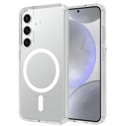 Samsung Galaxy S25 Plus MagSafe Hülle Transparent – OKKES Clear Case