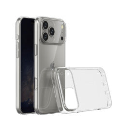 OKKES AIR TPU Case für Apple iPhone 17 Pro Max – Transparent