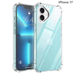 iPhone 17 Hülle Transparent – OKKES JUMP PLUS Airbag Stoßschutz Case
