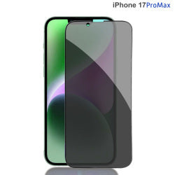 OKKES Privacy Panzerglas 3D für Apple iPhone 17 Pro Max – 9H Displayschutz