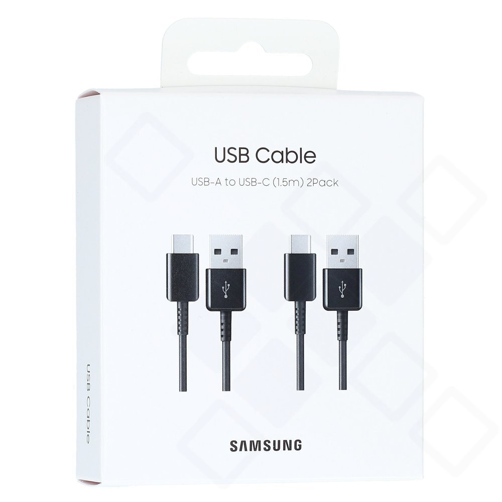 Samsung USB-C Kabel 1,5 m – 2er Set 5A USB-A auf USB-C (EP-DG930MBEGWW)