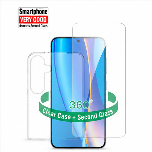 4smarts 360° Protection Set Samsung Galaxy S25 mit Hülle und Panzerglas