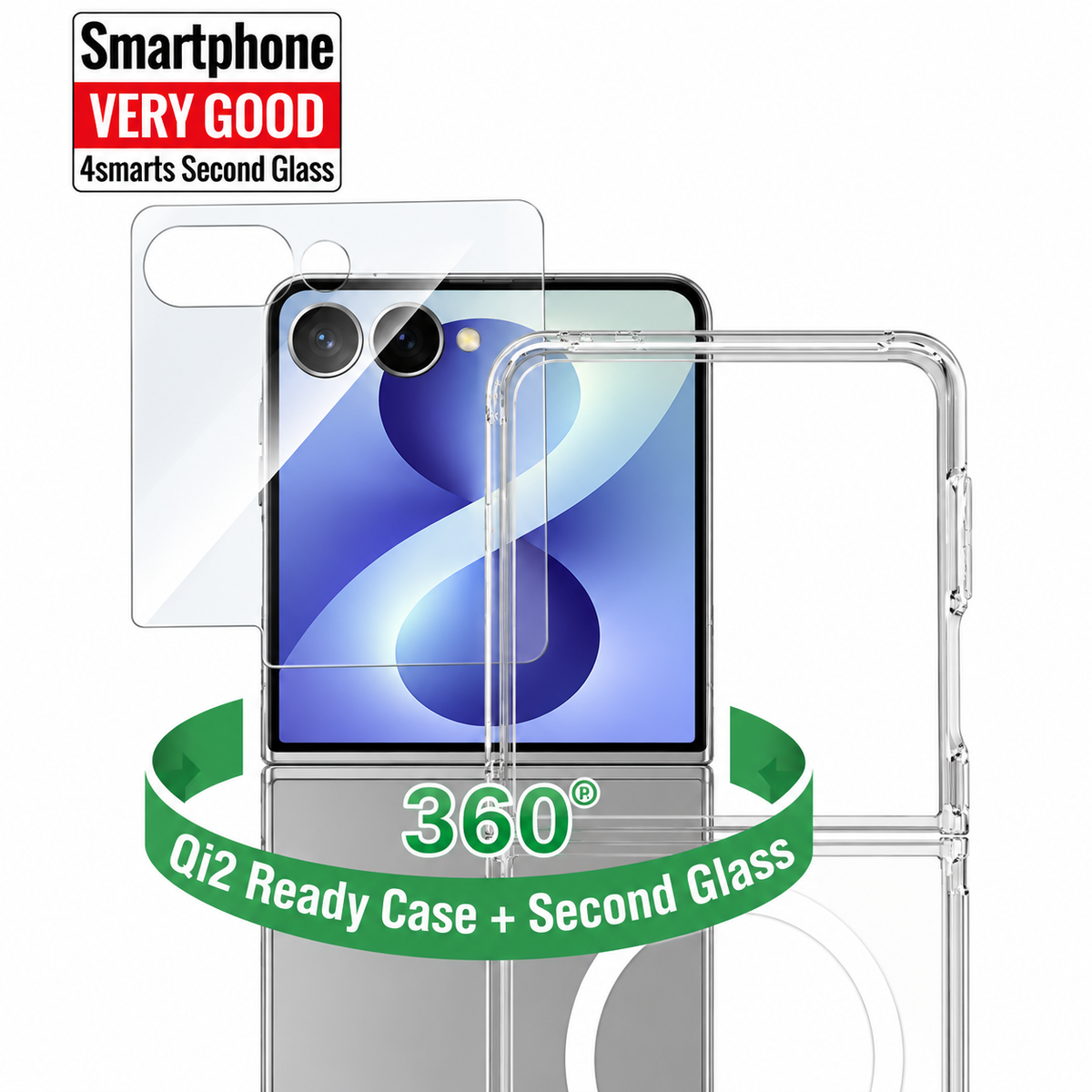 4smarts 360° Protection Set für Samsung Galaxy Z Flip8