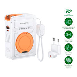 4smarts 6in1 Hybrid Charger Wireless Powerbank mit Standfuß