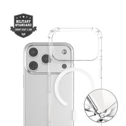 4smarts Hybrid Case Ibiza für Apple iPhone 17 Pro transparente Schutzhülle aus TPU und Polycarbonat