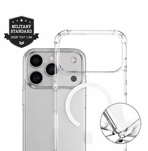 4smarts Hybrid Case Ibiza transparente Schutzhülle für Apple iPhone 17 Pro Max