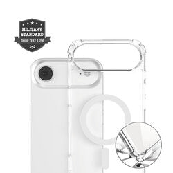 4smarts Hybrid Case Ibiza für Apple iPhone Air mit transparenter Polycarbonat-Rückseite und TPU-Rahmen